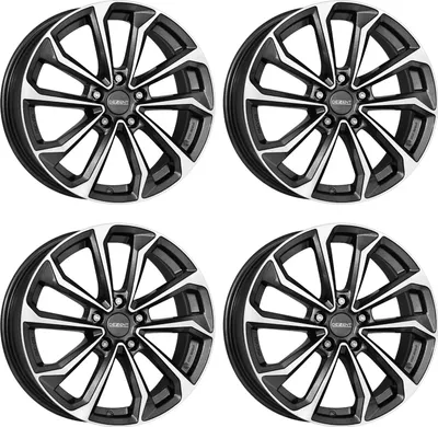 Produktbild von 4x DEZENT Felge KS dark 7x18 ET49 5x114.3 TKSF0FP495E kompatibel mit Mazda 3 3 4-door 6 6 4-door 6 Kombi CX-3 CX-5 CX-7 MX-5