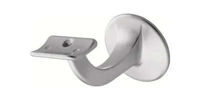 Produktbild von hermeta Handlaufträger 3506 Alu.silberf.elox.D.Wandplatte 56mm - 3506-01E