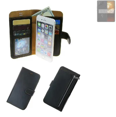 Produktbild von K-S-Trade Schutz Hülle kompatibel mit Asus ROG phone 8 Pro Edition Klapphülle Case Phone cover Slim Handytasche Handy Hülle schwarz aus Kunstleder