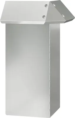 Produktbild von vidaXL Schneckenzaun 13,5 x 13,5 x 25 cm Verzinkter Stahl Silber