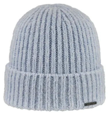 Areco warme Beanie Strickmütze aus Fleecy-Spezialgarn in blau