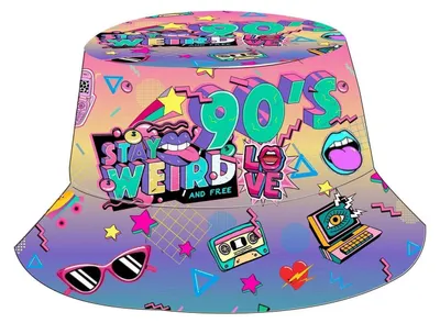 Zdjęcie produktu dla Czapka dwustronna w stylu lat 80. i 90. uni , kolor fioletowy, marka Fischerhut