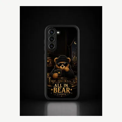 Image de Coque de protection pour Samsung S23, étui de téléphone avec motif ours – LUNØIR ©