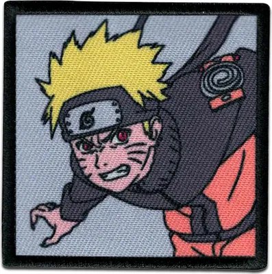 Produktbild von Comercial Mercera Naruto Uzumaki Manga Anime - Aufnäher, Bügelbild, Aufbügler, Applikationen, Patches, Flicken, zum aufbügeln, Größe: 6,1 x 6,1 cm