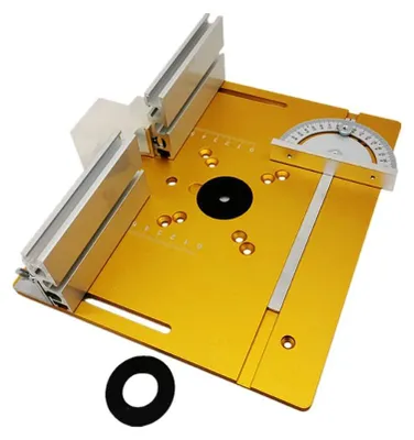 Immagine prodotto di Omgoods - Set di 3 piastre di supporto per la fresatura di alluminio e legno - Utensili di precisione
