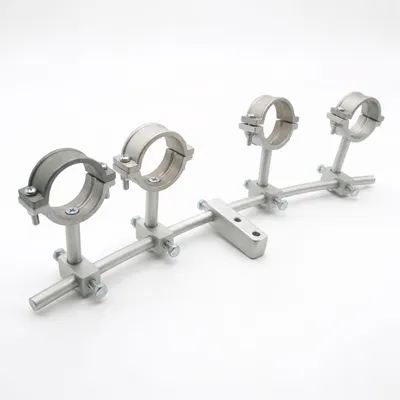 Produktbild von PremiumX Multifeedhalter 4-Fach 40mm Durchmesser Stahl verzinkt 3° schmal