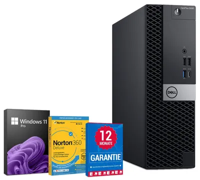 Produktbild von Dell OptiPlex 5060 Desktop Computer - Intel Core i5-8500 - 8GB RAM 256GB SSD - Windows 11 Pro