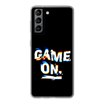 Produktbild von MuchoWow® Handyhülle Schutzhülle Hülle für Samsung Galaxy S21 Spiele - Spiel - Zitat Silikon Softcase Handy Hülle - Softcase