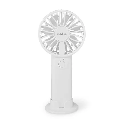 Produktbild von Nedis FNHH1WT, Weiß, 6 cm, 1 Lüfter, Handventilator, 1 Stück(e), 0,9 W