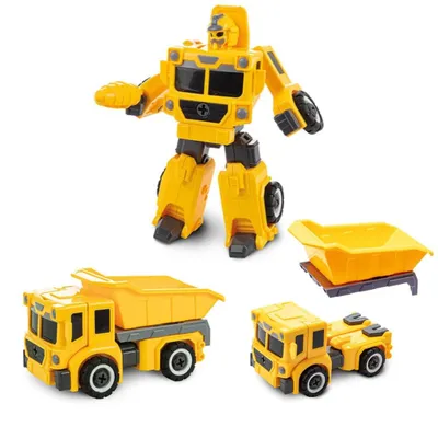 Produktbild von Transformierbarer Roboter Kipplaster Lastwagen LKW Spielzeugauto