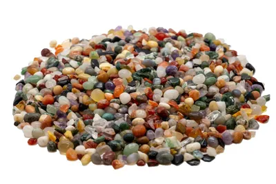 Produktbild von Mini Trommelsteine (1kg) - hochwertiger Edelsteinmix - einzigartige Auswahl - 5-8mm große Steine