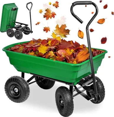 Produktbild von GARTEN Kipptransportwagen grün