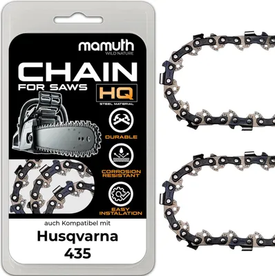 Obrázek produktu pro 2x řetěz řetězové pily 40cm 1,5mm 0,325" 66 TG pro Husqvarna 435