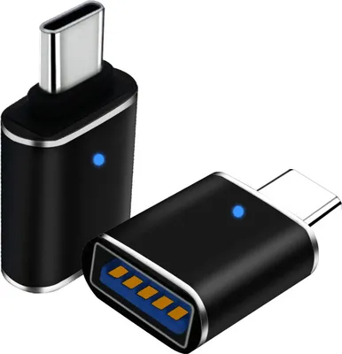 Immagine prodotto di INF Adattatore da USB 3.0 a Type-C con indicatore LED (confezione da 2)