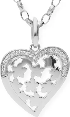 Produktbild von JuwelmaLux Anhänger Silber 925 Herz mit Zirkonia JL20-02-0237