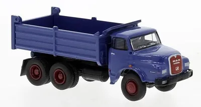 Produktbild von Brekina LKW MAN 26.280 DHAK blau, schwarz, 1972, 78100