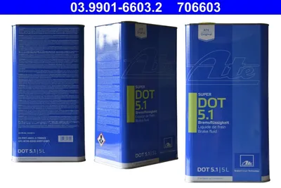Produktbild von ATE Bremsflüssigkeit Bremsöl + BRAKE FLUID 5Liter