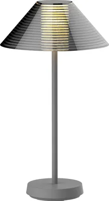 Produktbild von Northpoint LED Design Akku Tischlampe dimmbar für Innen und Außen mit 2200 mAh Akku Kegelform