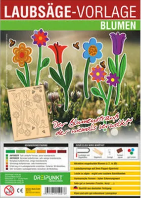 Produktbild von Laubsägevorlage Blumen