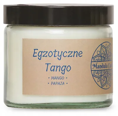 Produktbild von Mandala Candle Duftkerze Egzotyczne Tango Sojawachs 120ml