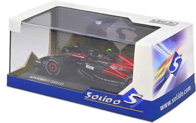 Imagen del producto de Maqueta a escala 1:43 del equipo Alfa Romeo Fórmula 1, modelo C43, Gran Premio de España 2023, color rojo, referencia S4317902