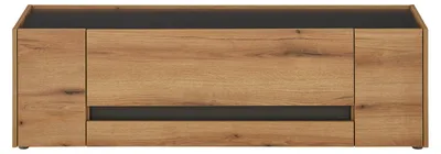 Produktbild von TV-Lowboard "Center" in Evoke Eiche und grau TV-Unterteil 140 cm