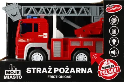 Produktbild von Feuerwehr LKW mit Licht & Sound für Kinder