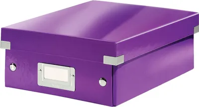 Produktbild von Malá organizačná krabica Click & Store purpurová
