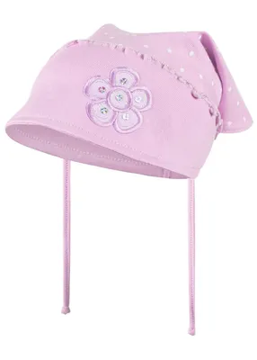 Produktbild von Kopftuch Sommer Mütze Schirmmütze Stirnband Mädchen Baumwolle, Gr. 40-42, Flieder