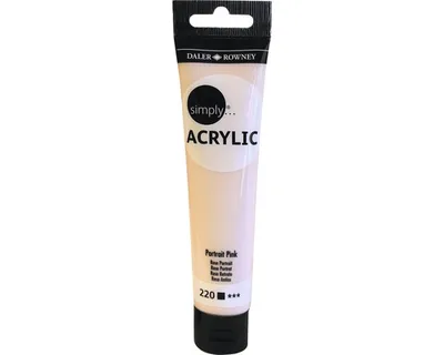 Obrázok produktu pre Daler Rowney Simply Akrylová farba Peach Pink 75 ml 1 ks