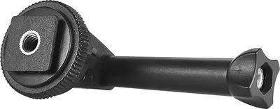 Immagine prodotto di Vite per treppiede e adattatore per il montaggio del flash a slitta per GoPro Session, Hero 6 5 4 3+ 3 fotocamere Luce ad anello LED DSLR