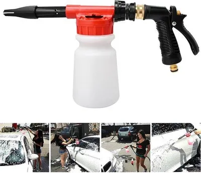 Produktbild von Famanu Schaumkanone 900 ml mit 2-in-1 einstellbarer Schaumlanze - für Auto- und Motorradreinigung