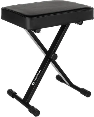 Produktbild von Revoltage Keyboard Bench 3000 Metallklavierstuhl Black