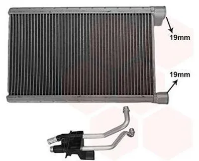 Image de VAN WEZEL 06016702 Échangeur thermique pour chauffage d'habitacle et radiateur pour BMW X1 (E84)