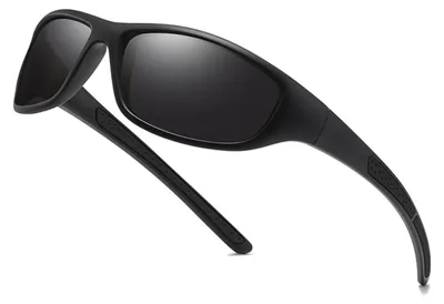 Immagine prodotto di INF Occhiali da Sole Sportivi Polarizzati 1027-zt con Custodia — Lenti TAC Polarizzate, Protezione UV, Montatura PC+TAC Nero