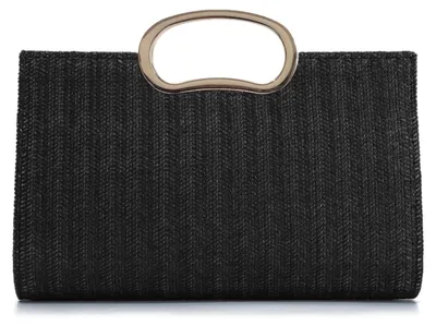 Produktbild von Solidchoice – Geflochtene Strohhandtasche für Sommer und Hochzeiten