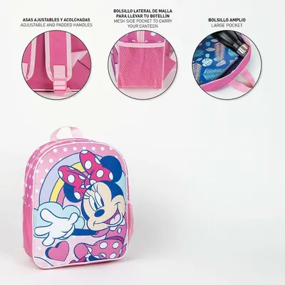 Obrázok produktu pre Školský batoh Minnie Mouse Pink 25 x 30 x 9 cm