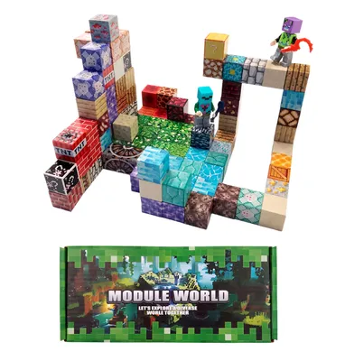 Produktbild von Magnetisches Baukastensystem Minecraft Special Blocks mit 102 Teilen
