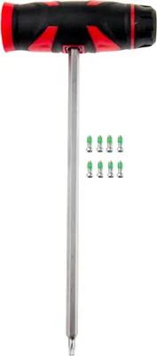 Produktbild von Quarq Sechskant-Sternprofilschlüssel Werkzeug Torx T20 200 mm inkl. Schrauben
