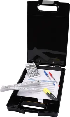 Produktbild von GENIE Klemmbrett CL 900B 12490 mit Aufbewahrungsfach sw