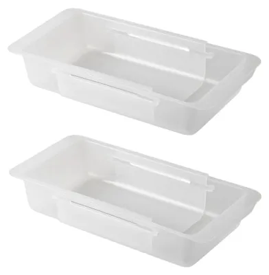 Produktbild von Set aus 2 Kunststoff Schubladenorganisatoren - Ausziehbar und Flexibel