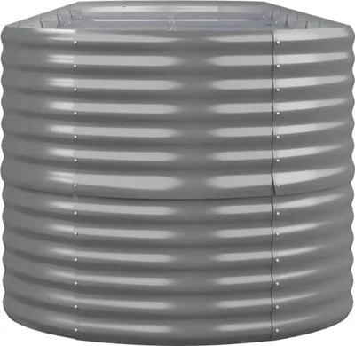 Produktbild von Hochbeet Verzinkter Stahl 440x80x68 cm Grau