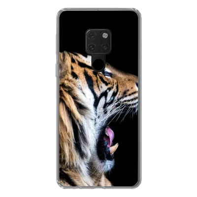 Produktbild von MuchoWow® Handyhülle Schutzhülle Hülle für Huawei P40 Lite Tiger - Tiere - Porträt Silikon Softcase Handy Hülle - Handy