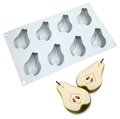 Silikon-Backform für Mousse, Kuchen, Schokolade, 29,4 x 17,5 cm