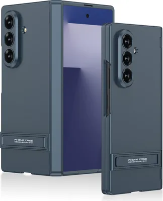 Obrázek produktu pro Pouzdro pro Samsung Galaxy Z Fold 8 Ultra, magnetická ochrana pantu, tvrdé matné PC pouzdro s ochranou displeje a stojánkem Zelená