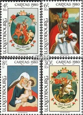 Produktbild von Briefmarken Luxemburg 1980 Mi 1018-1021 (kompl.Ausg.) postfrisch Caritas