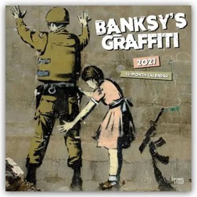 Obrázek produktu pro Kalendář "Banksy's Graffiti 2027" – formát na 16 měsíců