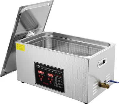 Ultraschallreiniger 22 l, 480 W, Edelstahl, Digitaldisplay, 0–30 Min.