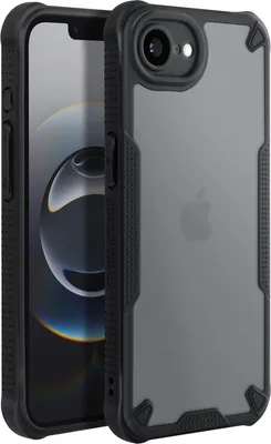 Zdjęcie produktu dla Avizar, Etui iPhone 16e Shockproof Reinforced Corners Matt, czarny
