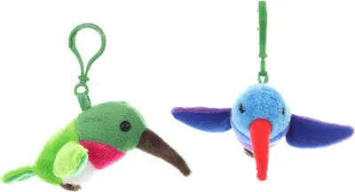 Immagine prodotto di Portachiavi colibrì in peluche